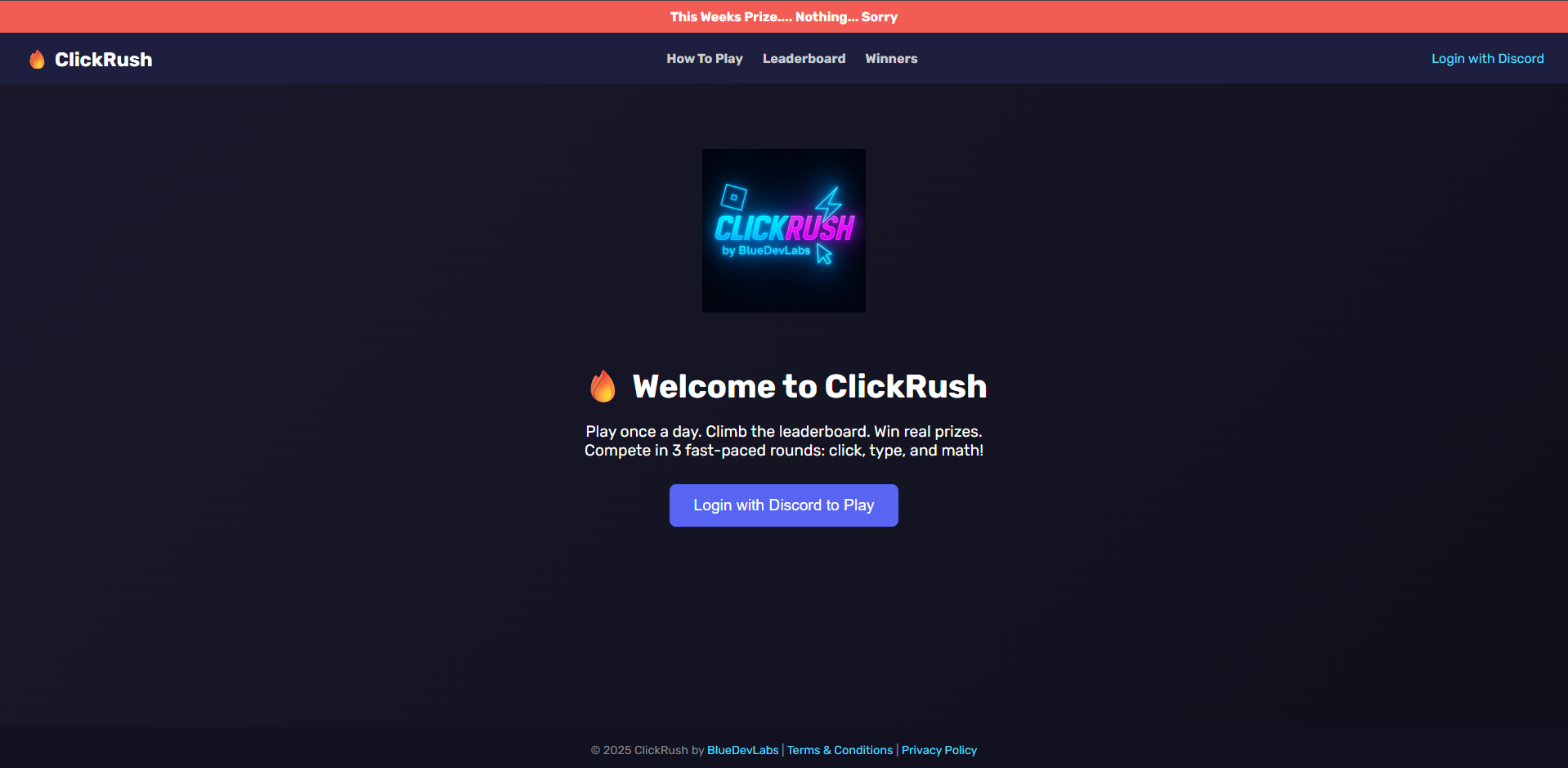 ClickRush website